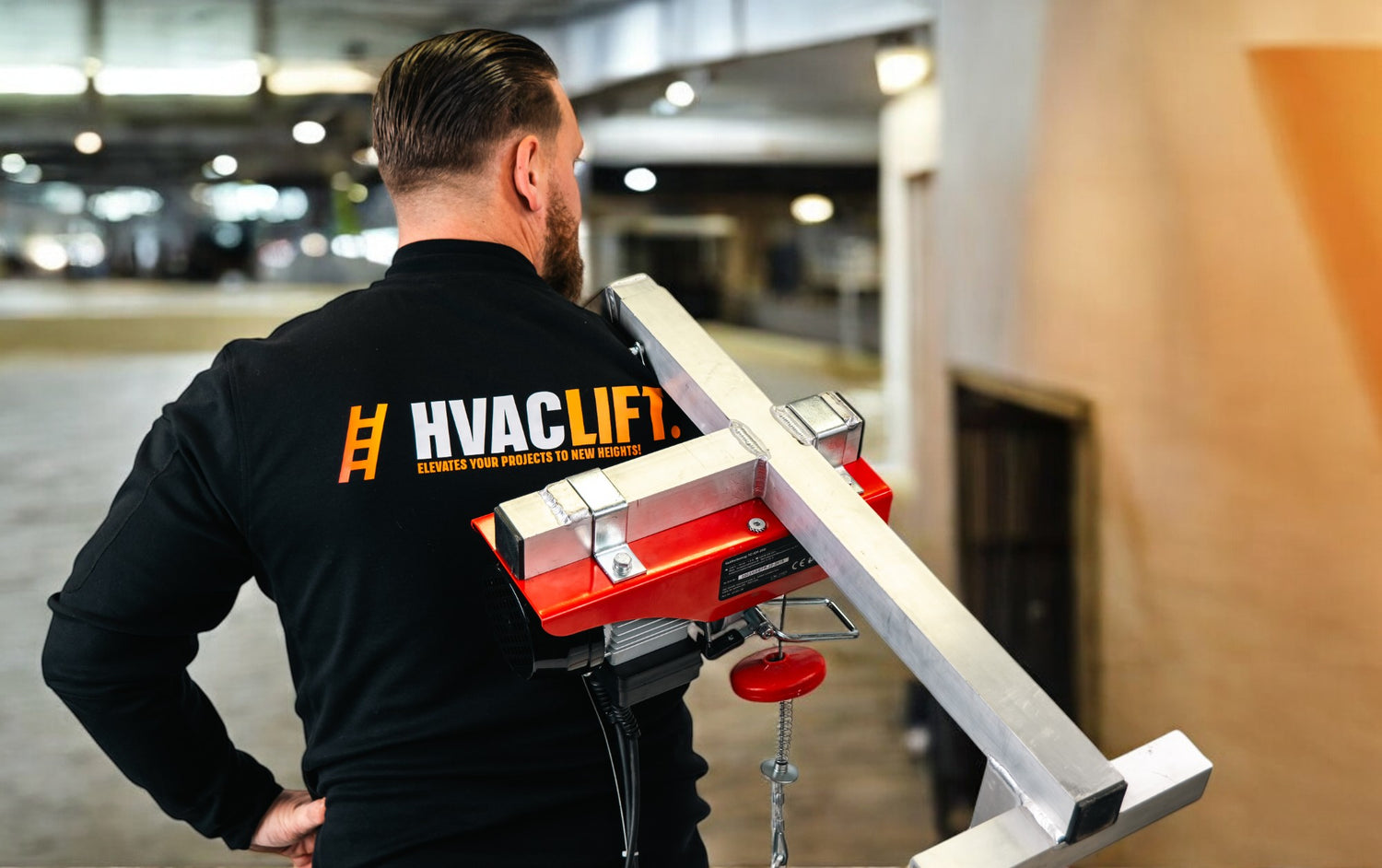 hvaclift, aircolift, ladderlift warmtepomplift, hvac hijsmiddel